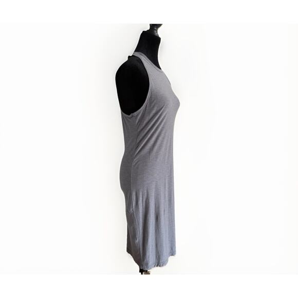 Standard James Perse Tank Dress – Size 2 – Gray Stretch Knit, Minimalist Travel - Picture 3 of 9